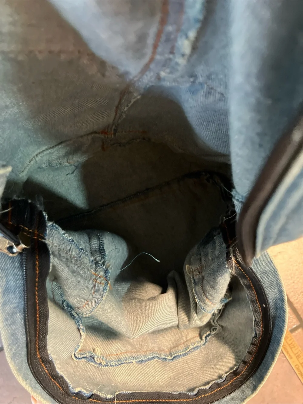 vintage faded glory backpack denim